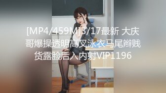 [MP4/459M]3/17最新 大庆哥爆操透明高叉泳衣马尾辫贱货露脸后入内射VIP1196