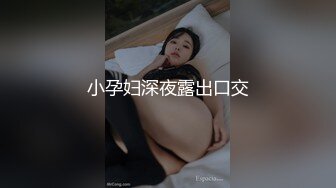 小孕妇深夜露出口交