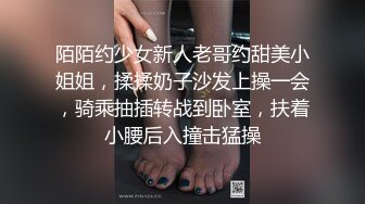 陌陌约少女新人老哥约甜美小姐姐，揉揉奶子沙发上操一会，骑乘抽插转战到卧室，扶着小腰后入撞击猛操