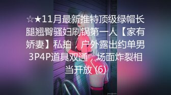 ☆★11月最新推特顶级绿帽长腿翘臀骚妇刷锅第一人【家有娇妻】私拍，户外露出约单男3P4P道具双通，场面炸裂相当开放 (6)