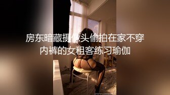 房东暗藏摄像头偷拍在家不穿内裤的女租客练习瑜伽