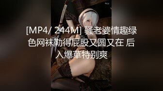 [MP4/ 244M] 骚老婆情趣绿色网袜勒得屁股又圆又在 后入爆草特别爽