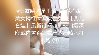 ★☆露脸才是王道！短发气质美女网红大波反差女神【婴儿套娃】最新订阅，口交口爆深喉戴内置跳蛋露出紫薇喷水打水炮 (9)