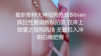 最新推特大神母狗性奴Bibian疯狂性爱调教私拍流 在床上做爱之母狗风格 无套后入冲刺白嫩肥臀